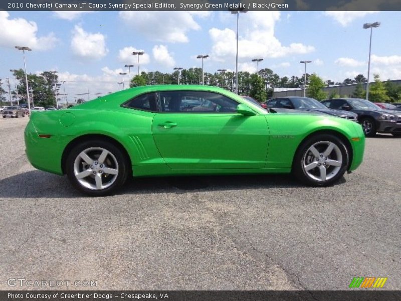 Synergy Green Metallic / Black/Green 2010 Chevrolet Camaro LT Coupe Synergy Special Edition