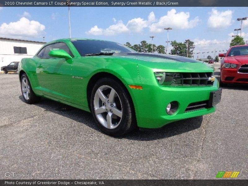 Front 3/4 View of 2010 Camaro LT Coupe Synergy Special Edition