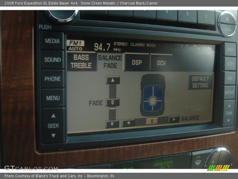 Stone Green Metallic / Charcoal Black/Camel 2008 Ford Expedition EL Eddie Bauer 4x4