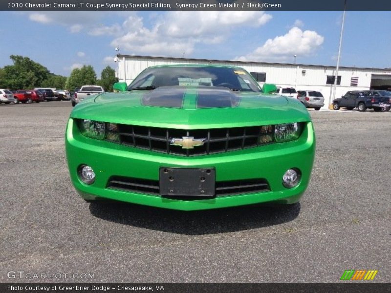 Synergy Green Metallic / Black/Green 2010 Chevrolet Camaro LT Coupe Synergy Special Edition