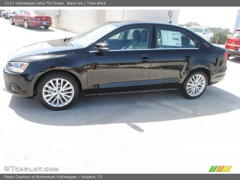 Black Uni / Titan Black 2013 Volkswagen Jetta TDI Sedan