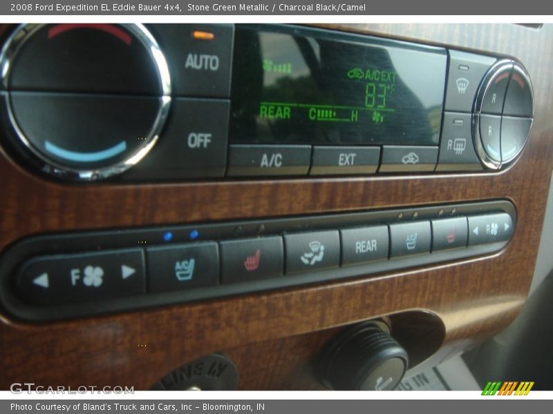 Stone Green Metallic / Charcoal Black/Camel 2008 Ford Expedition EL Eddie Bauer 4x4