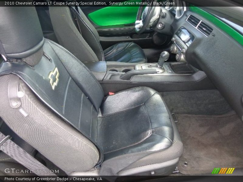 Synergy Green Metallic / Black/Green 2010 Chevrolet Camaro LT Coupe Synergy Special Edition
