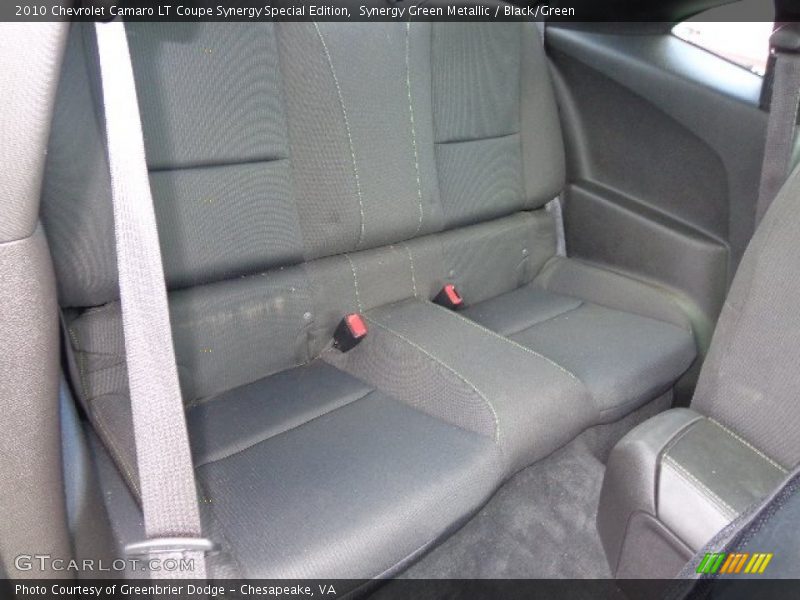 Synergy Green Metallic / Black/Green 2010 Chevrolet Camaro LT Coupe Synergy Special Edition