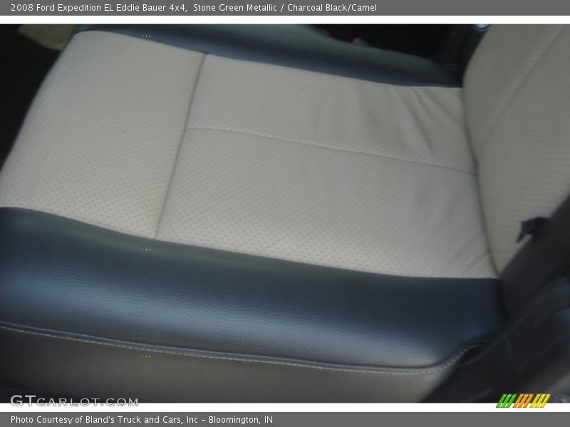 Stone Green Metallic / Charcoal Black/Camel 2008 Ford Expedition EL Eddie Bauer 4x4