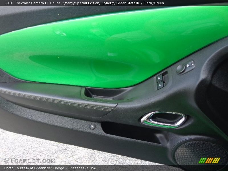 Synergy Green Metallic / Black/Green 2010 Chevrolet Camaro LT Coupe Synergy Special Edition