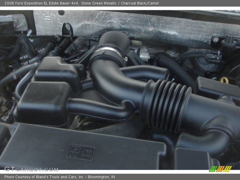 Stone Green Metallic / Charcoal Black/Camel 2008 Ford Expedition EL Eddie Bauer 4x4