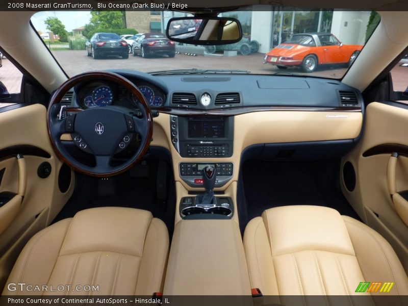 Blu Oceano (Dark Blue) / Beige 2008 Maserati GranTurismo