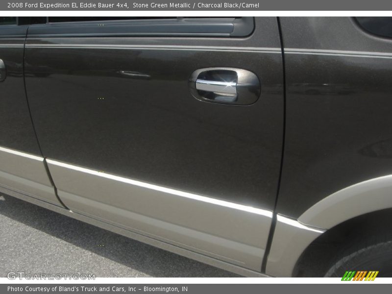 Stone Green Metallic / Charcoal Black/Camel 2008 Ford Expedition EL Eddie Bauer 4x4