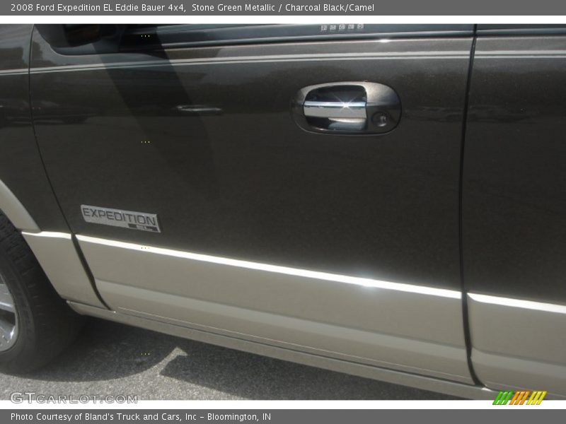 Stone Green Metallic / Charcoal Black/Camel 2008 Ford Expedition EL Eddie Bauer 4x4