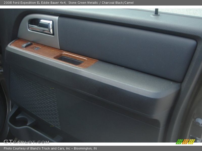 Stone Green Metallic / Charcoal Black/Camel 2008 Ford Expedition EL Eddie Bauer 4x4