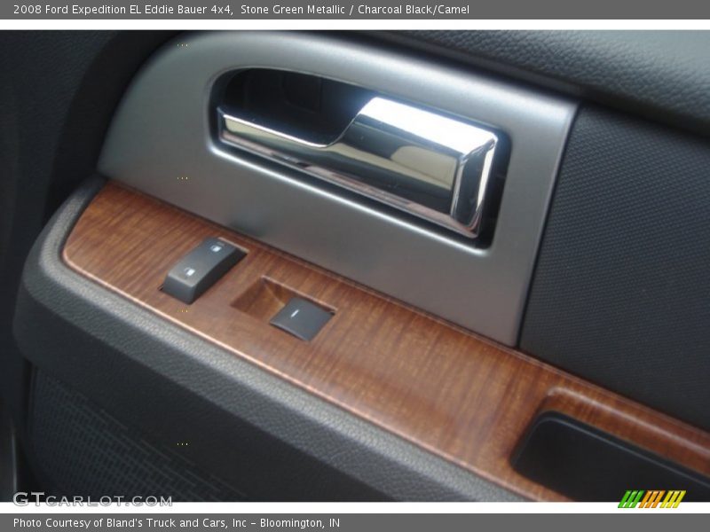 Stone Green Metallic / Charcoal Black/Camel 2008 Ford Expedition EL Eddie Bauer 4x4