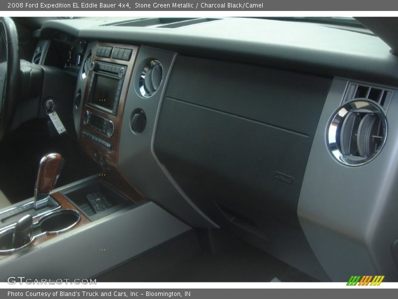 Stone Green Metallic / Charcoal Black/Camel 2008 Ford Expedition EL Eddie Bauer 4x4