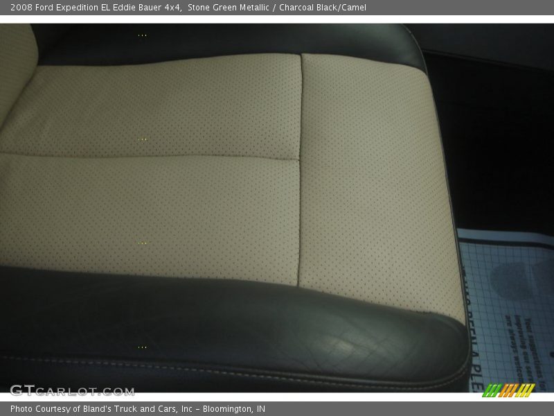 Stone Green Metallic / Charcoal Black/Camel 2008 Ford Expedition EL Eddie Bauer 4x4
