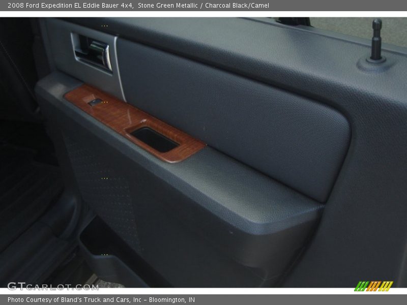 Stone Green Metallic / Charcoal Black/Camel 2008 Ford Expedition EL Eddie Bauer 4x4