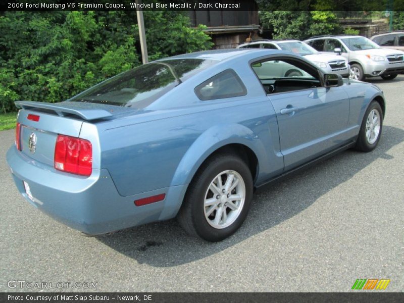 Windveil Blue Metallic / Dark Charcoal 2006 Ford Mustang V6 Premium Coupe