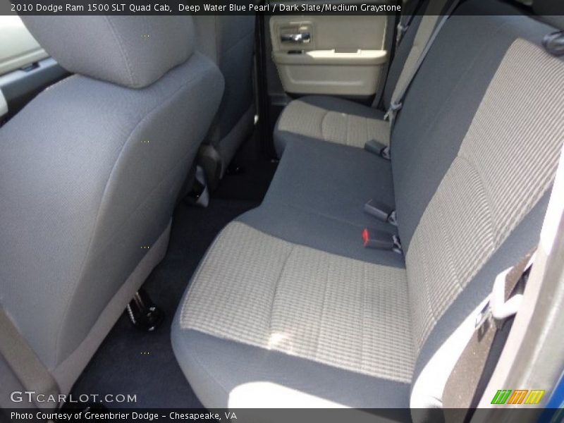 Deep Water Blue Pearl / Dark Slate/Medium Graystone 2010 Dodge Ram 1500 SLT Quad Cab