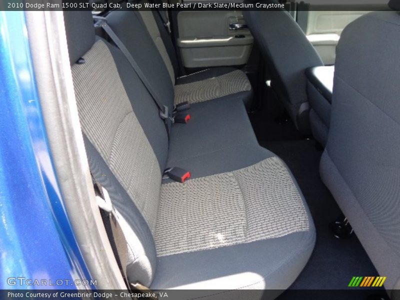 Deep Water Blue Pearl / Dark Slate/Medium Graystone 2010 Dodge Ram 1500 SLT Quad Cab