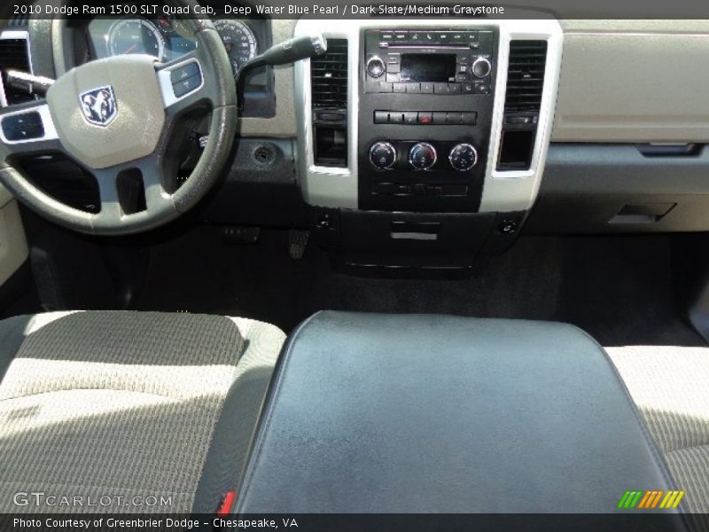 Deep Water Blue Pearl / Dark Slate/Medium Graystone 2010 Dodge Ram 1500 SLT Quad Cab