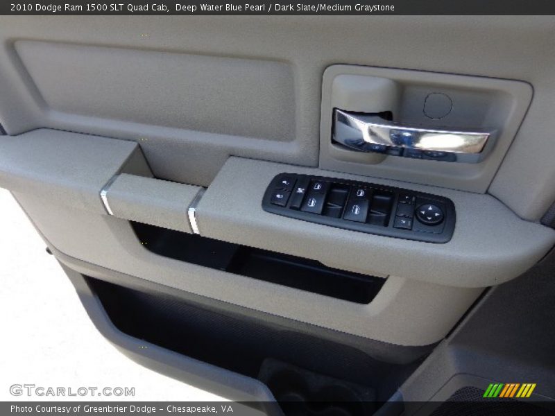 Deep Water Blue Pearl / Dark Slate/Medium Graystone 2010 Dodge Ram 1500 SLT Quad Cab
