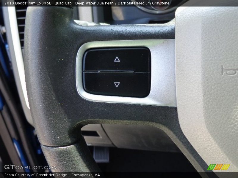 Deep Water Blue Pearl / Dark Slate/Medium Graystone 2010 Dodge Ram 1500 SLT Quad Cab