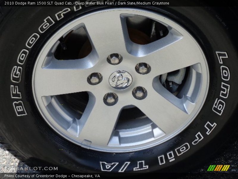 Deep Water Blue Pearl / Dark Slate/Medium Graystone 2010 Dodge Ram 1500 SLT Quad Cab