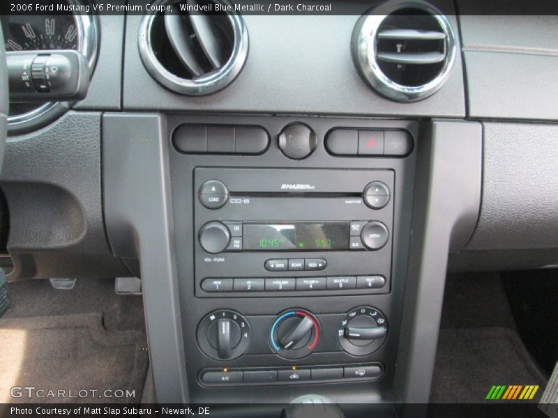 Windveil Blue Metallic / Dark Charcoal 2006 Ford Mustang V6 Premium Coupe