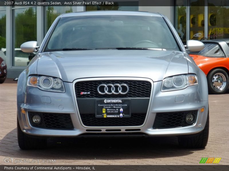 Avus Silver Pearl Effect / Black 2007 Audi RS4 4.2 quattro Sedan