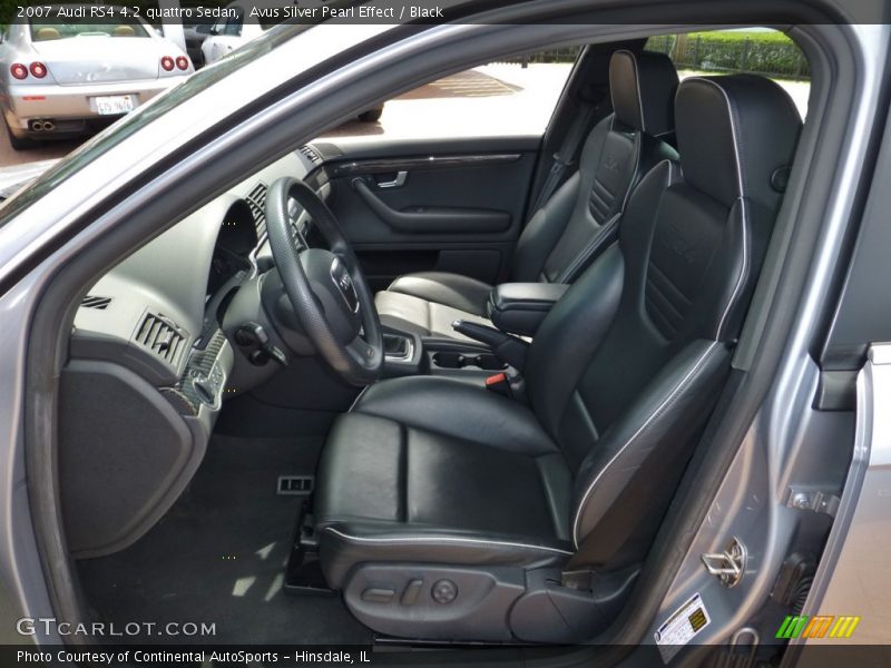 Avus Silver Pearl Effect / Black 2007 Audi RS4 4.2 quattro Sedan