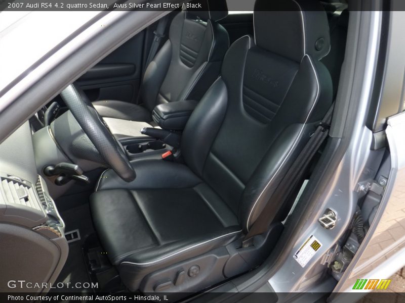 Avus Silver Pearl Effect / Black 2007 Audi RS4 4.2 quattro Sedan