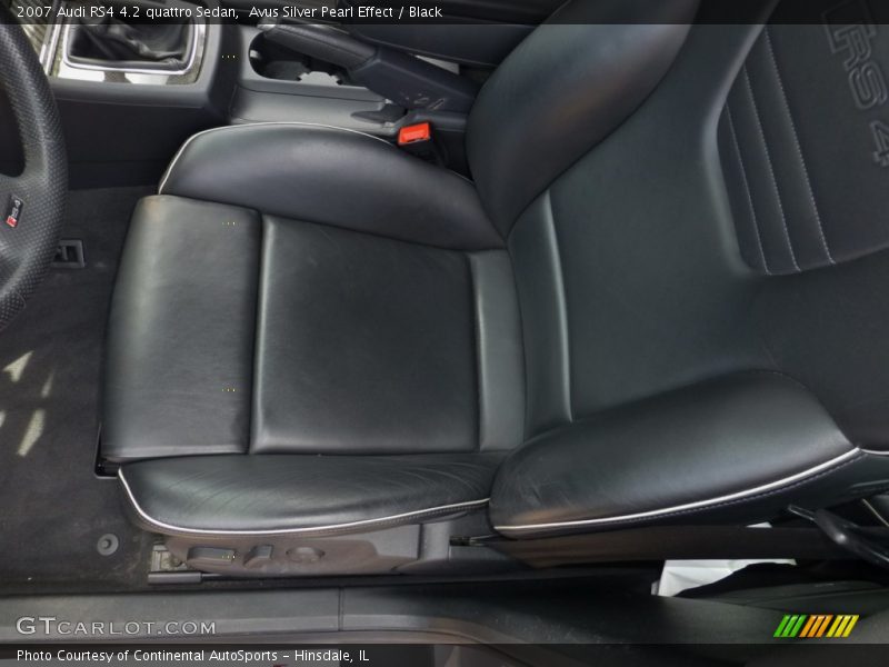 Avus Silver Pearl Effect / Black 2007 Audi RS4 4.2 quattro Sedan