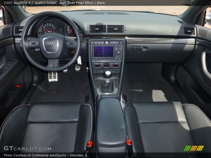 Avus Silver Pearl Effect / Black 2007 Audi RS4 4.2 quattro Sedan