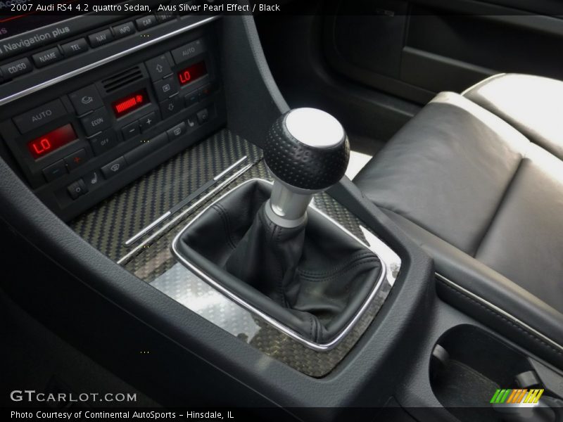 Avus Silver Pearl Effect / Black 2007 Audi RS4 4.2 quattro Sedan