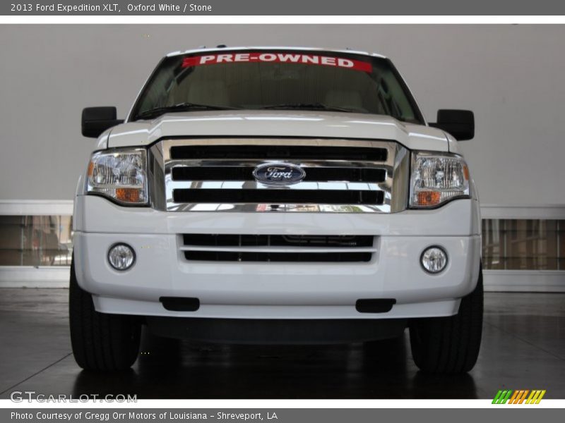 Oxford White / Stone 2013 Ford Expedition XLT