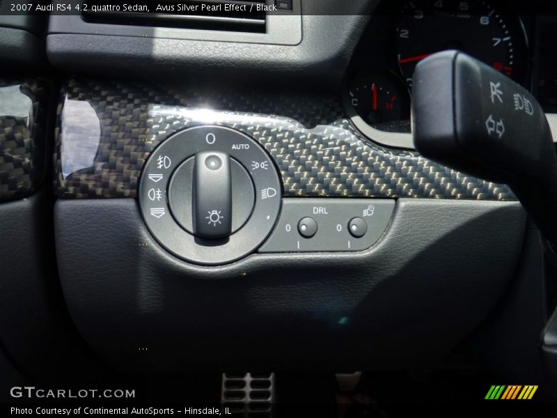 Avus Silver Pearl Effect / Black 2007 Audi RS4 4.2 quattro Sedan