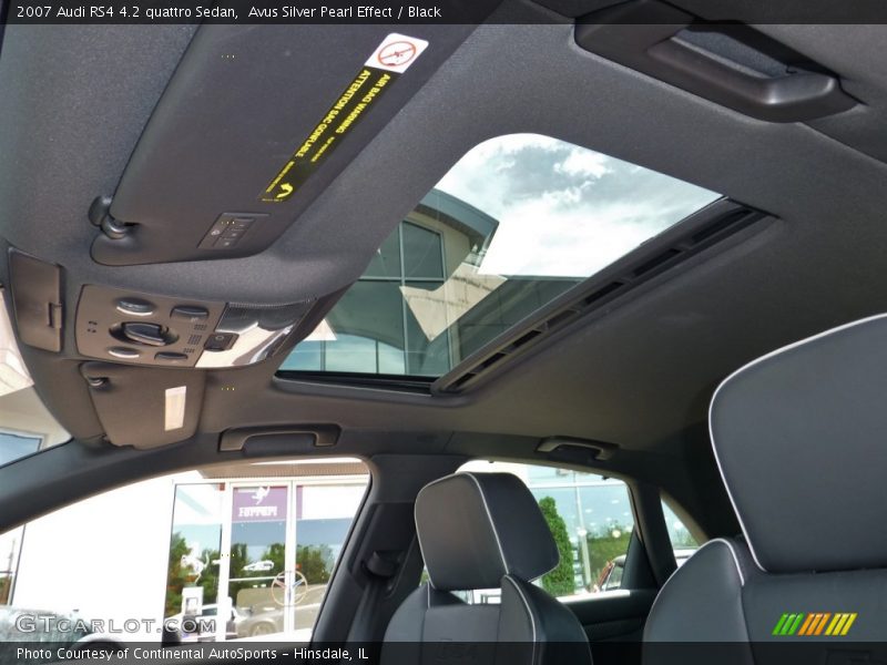 Avus Silver Pearl Effect / Black 2007 Audi RS4 4.2 quattro Sedan