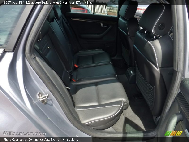 Avus Silver Pearl Effect / Black 2007 Audi RS4 4.2 quattro Sedan