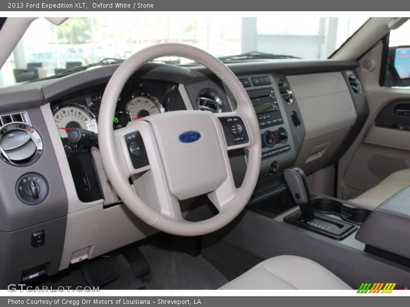 Oxford White / Stone 2013 Ford Expedition XLT