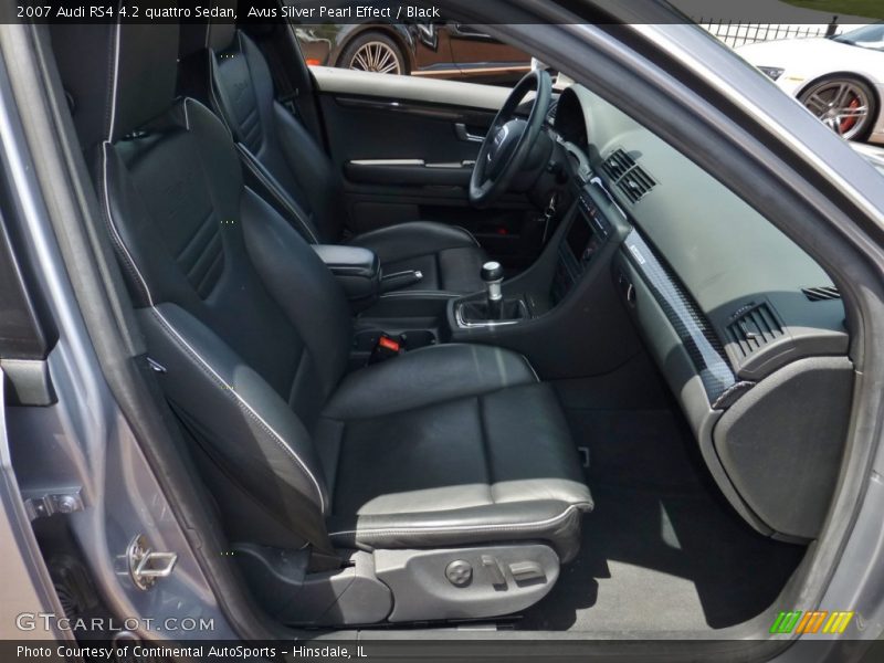 Avus Silver Pearl Effect / Black 2007 Audi RS4 4.2 quattro Sedan