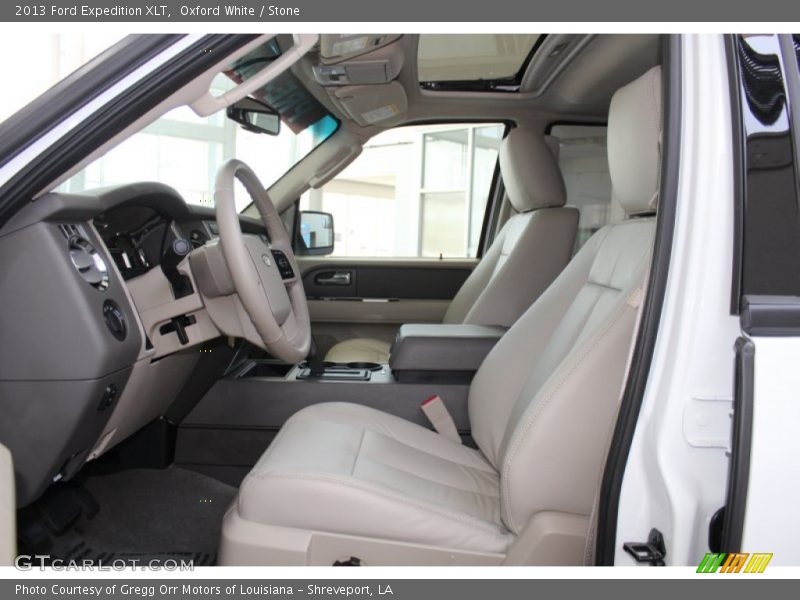 Oxford White / Stone 2013 Ford Expedition XLT