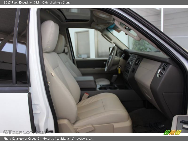 Oxford White / Stone 2013 Ford Expedition XLT
