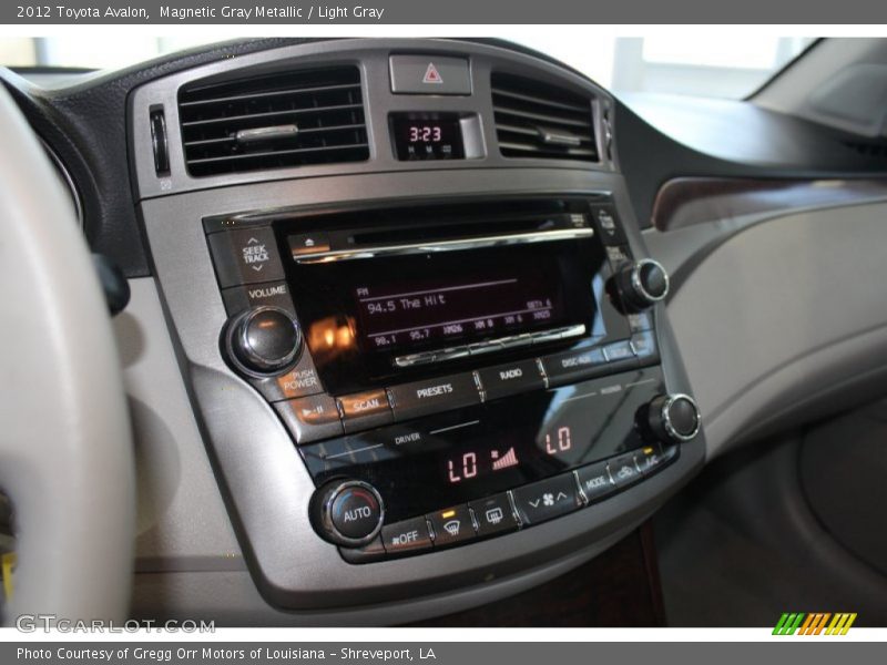 Magnetic Gray Metallic / Light Gray 2012 Toyota Avalon