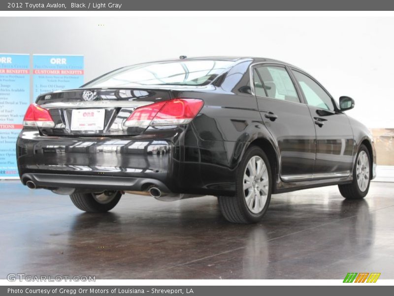 Black / Light Gray 2012 Toyota Avalon