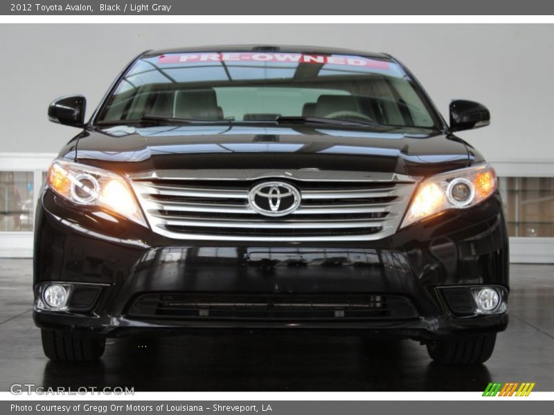 Black / Light Gray 2012 Toyota Avalon
