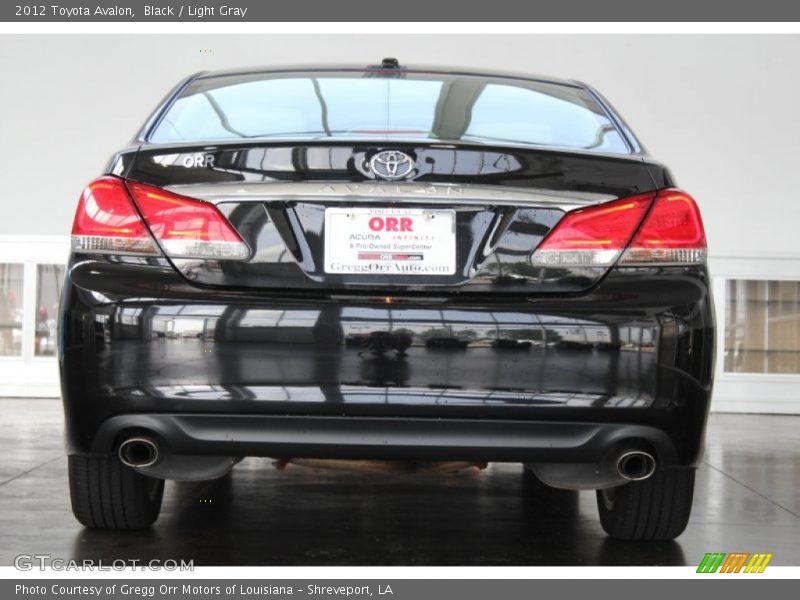 Black / Light Gray 2012 Toyota Avalon