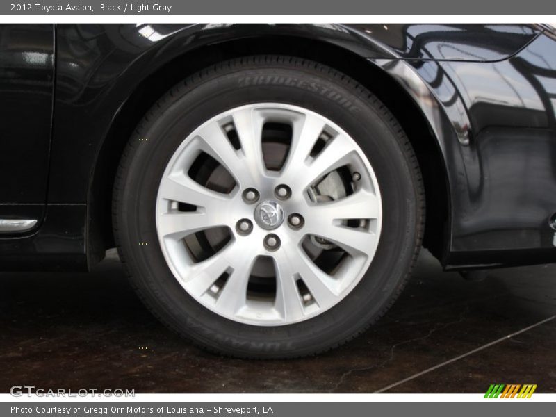 Black / Light Gray 2012 Toyota Avalon