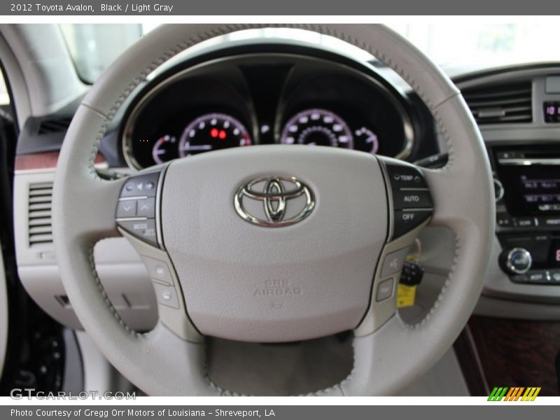 Black / Light Gray 2012 Toyota Avalon