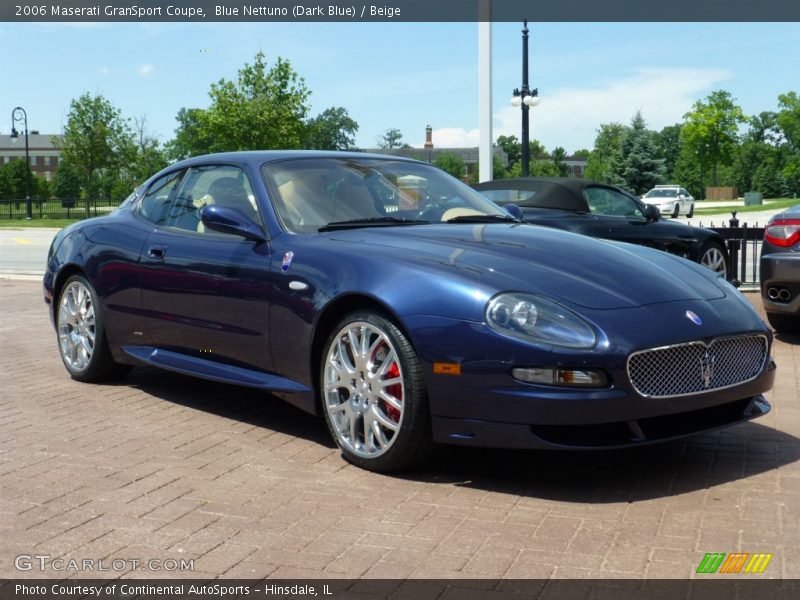 Blue Nettuno (Dark Blue) / Beige 2006 Maserati GranSport Coupe