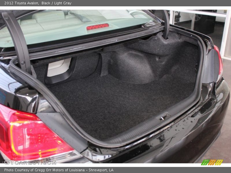 Black / Light Gray 2012 Toyota Avalon
