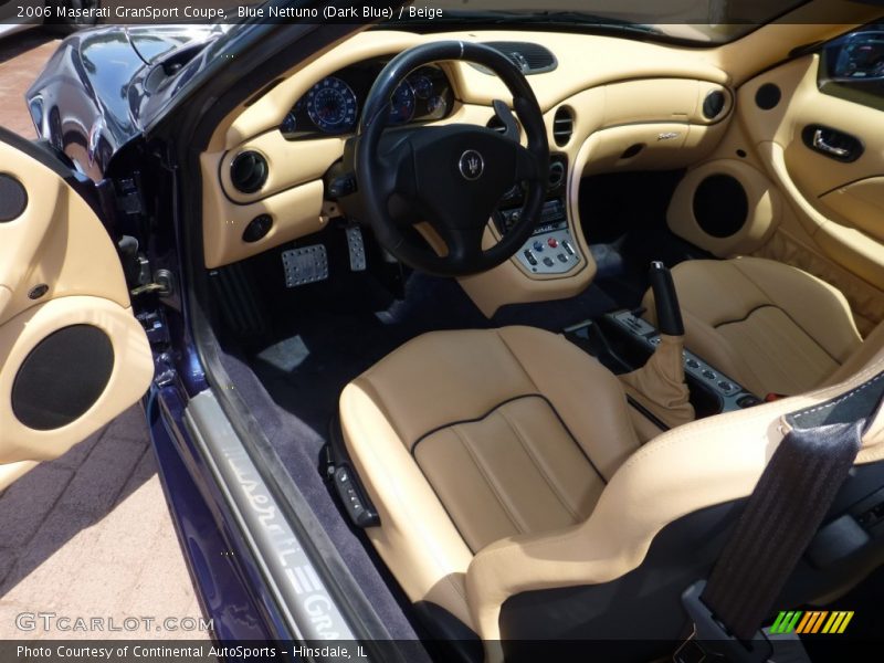 Blue Nettuno (Dark Blue) / Beige 2006 Maserati GranSport Coupe